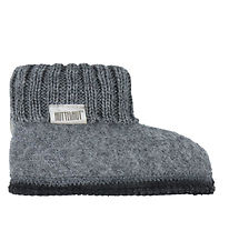 Huttelihut Hjemmesko - Uld - Medium Grey Melange