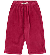 Kongens Sløjd Velourbukser - Velou - Sangria
