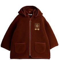 Mini Rodini Fleecejakke - Bear - Brown