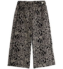 Mini Rodini Bukser - Leopard - Grey