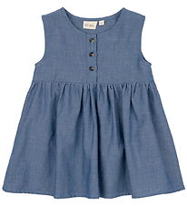 Petit Piao Kjole k/æ - Denim Blue
