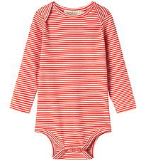 MarMar Body l/æ - Rib - Modal - Ben - Red Stripe