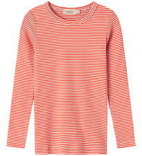 MarMar Bluse - Rib - Modal - Tani - Red Stripe