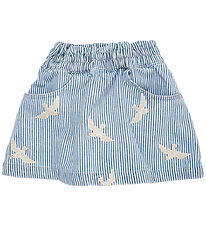 Copenhagen Colors Nederdel - Denim Blue Stripe