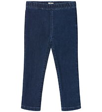 Copenhagen Colors Leggings - Denim - Dark Indigo Blue Washed