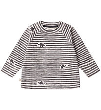That's Mine Bluse - Rib - Aksel - Mono Dino Stripe