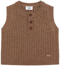 Hust and Claire Vest - Strik - HCEdi - Wool Rib Knit - Coca Moch