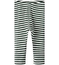 Name It Leggings - NbmKian - Cloud Dancer/Deep Forrest