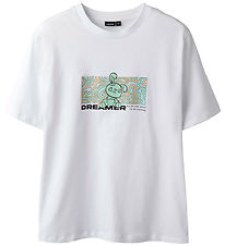 LMTD T-shirt - NlmAnders - Bright White
