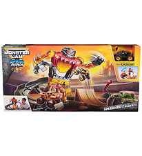 Monster Jam Legesæt - 1:64 Smash & Bash Smashbot Playset