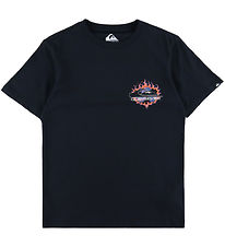 Quiksilver T-Shirt - EV In Flames - Sort
