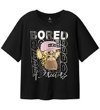 LMTD T-shirt - NlfAbrina Boredofd - Black
