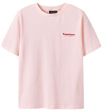 LMTD T-shirt - NlfCherry - Crystal Pink