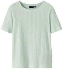 LMTD T-shirt - Hulmønster - NlfNmina - Aqua Glass