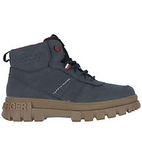 Tommy Hilfiger Støvler - Lace-Up - Blue