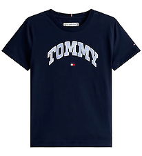 Tommy Hilfiger T-shirt - Sateen - Dark Night Navy