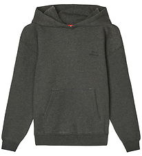 Mads Nørgaard Hættetrøje - Sweat - Charcoal Melange