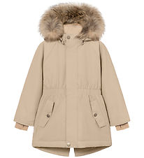 Mini A Ture Vinterjakke - MatVikania Fleece/Fur - Savannah Tan