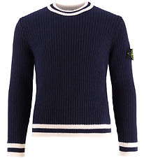 Stone Island Bluse - Strik - Navy Blue