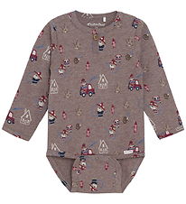 Minymo Body l/æ - Dark Brown Melange