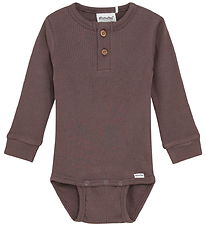 Minymo Body l/æ - Rib - Chocolate Chip