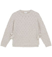 Minymo Bluse - Strik - Smoke Gray