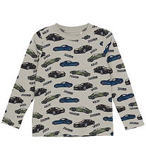 Minymo Bluse - AOP - Oxford Tan