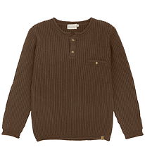 Minymo Bluse - Strik - Chocolate Chip