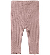 Name It Leggings - Uld - Rib - NbfWossa - Antler