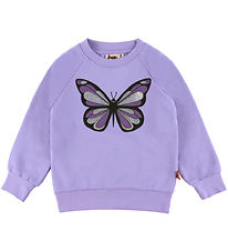 DYR-Cph Sweatshirt - Dyrbellow - Lila Sommerfugl