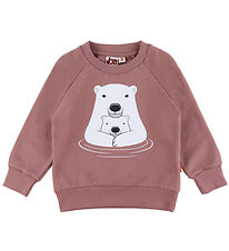 DYR-Cph Sweatshirt - Dyrbellow - Dk rose Beige Isbjoerne Mor
