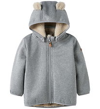 Name It Fleecejakke - NbnMada08 - Grey Melange