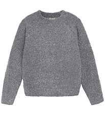 Creamie Bluse - Strik - Glitter - Iron Gate