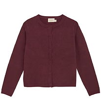 Creamie Cardigan - Pointelle - Vineyard Wine