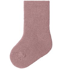 Name It Strømper - Uld/Bomuld - NbfWaksi - Shadow Gray