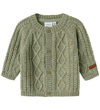 Name It Cardigan - Uld - Strik - NbmWrilla - Dried Sage