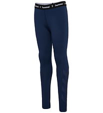 Hummel Leggings - hmlJR Pulse - Dress Blues