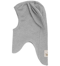 Huttelihut Elefanthue - 1-lags - Medium Grey Melange m. Ører