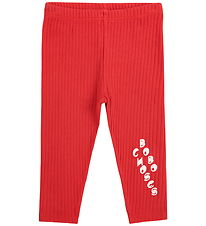 Bobo Choses Leggings - Rib - Rød