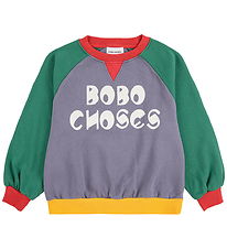 Bobo Choses Sweatshirt - Color Block Ranglan - Multicolor