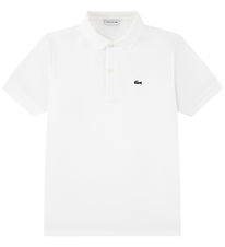 Lacoste Polo - Piqué - Hvid