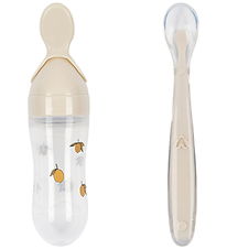Kongs Sløjd Food Feeder m. ske - Lemon
