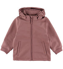 DYR-Cph Softshelljakke - Dyrevild - Dk Rose Beige Rød Panda