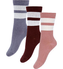 MP Strømper - 3-pak - Anker - Wine Red