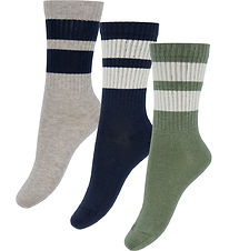 MP Strømper - 3-pak - Anker - Light Brown Melange