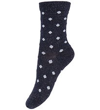 MP Strømper - Irma - Glitter - Navy