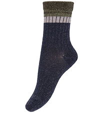 MP Strømper - Norma - Glitter - Navy