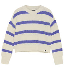 Indian Blue Jeans Bluse - Strik - Cloud/Blåstribet