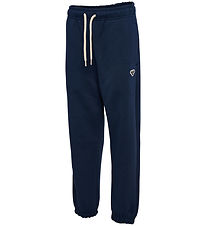 Hummel Sweatpants - HmlJR - Dress Blues m. Logo