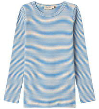 MarMar Bluse - Rib - Modal - Tani - Blue Stripe